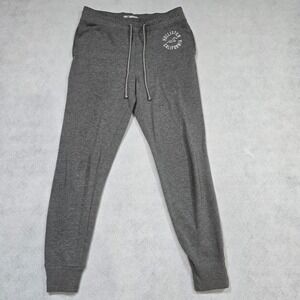Hollister California Grey Jogger Sweatpants Y2K‎ Logo Fleece Pants Womens Small
